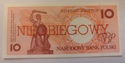 NIEOBIEGOWY Banknot Miasta Polski - 10zł