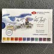 Akwarele Białe Noce Urban Landscape 12 plastikowe opakowanie