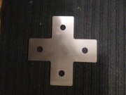 Łącznik Profili x120x120mmotwory  x40x40 M10lubM8 Torrin Pergole Wiaty PV