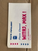 Program Teatralny Teatr Popularny Witaj,Max !