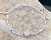 Bransoletka damska kryształ górski