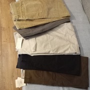 Spodnie materiałowe 5 par nowe z metkami cena za całość 