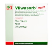 Vliwasorb adhesive LR! 15cmx15cm 10sztuk!