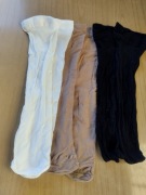 3 pary kolanówek nylonki