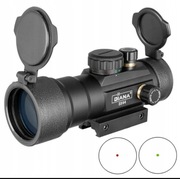 3X44 KOLIMATOR TAKTYCZNY Z CZERWONĄ KROPKĄ DO POLOWAŃ Z WIATRÓWKI