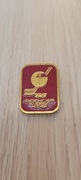 Odznaka MŚ w hokeju na lodzie 1986r Moskwa