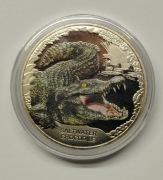 1 DOLAR 2017 KROKODYL - ALIGATOR AG KOLOR PLATE