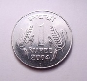 Indie 1 rupia 2004 Noida PIĘKNA!