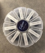 Gotowe kępki rzęs 14D 0.05 Mix 8-15 mm skręt C 500 sztuk