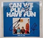 Kings of leon can we please have funcd cd plus kaseta  z autografami 