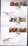 FDC,3665-3670,Dinozaury