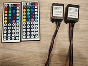 2x Sterownik LED 12V (3*3 A) + 2 Piloty