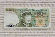 50 zł Karol Świerczewski 1988 r. seria HR 0881176