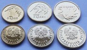 Zestaw 1 2 5 gr groszy-2013r. RM mennicze nakłady 1mln szt.