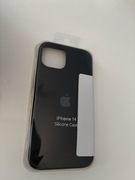 Etui silicon case silikon z Logo Apple do iPhone 14 czarny black   