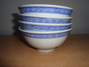 Chińska porcelana ryżowa 4 miski