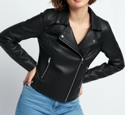 Ramoneska z imitacji skóry rozm Xs