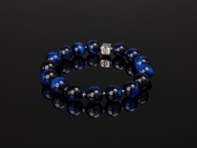 Bransoletka męska z kamieni naturalnych 