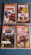 Zestaw czterech gier na konsole SONY PSP