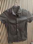 Elegancka czarna koszula damska – XXS / XS – nowa