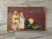 Stara książka dla dzieci komiks Legendy Krakowskie 1964 PRL vintage