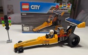 Lego CITY 60151 Dragster Transporter + 3 instrukcje 