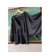 bluzka lejąca elegancka kimono wizytowa szerokie rękawy