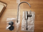 Wylewka SATYNOWA do wody filtrowanej AQUAPHOR wysokiej jakości stal