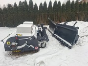 Zamiatarka do asfaltu oraz plug do odsniezania komatsu