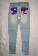 Spodnie jeansowe slim custom Cropp 32/34