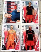 4 karty FC Salzburg – Topps 2023/2024 (bazowe, ale z energią jak po litrze 