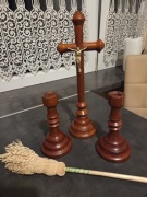 Zestaw na kolędę drewniany