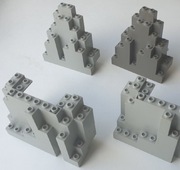 Lego 6083 skała szara 2x 3x8x7 i skała duża 2x