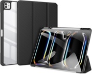 FTRONGRT Etui do iPad Pro 11" 2024 – Skóra PU, TPU, PC, stojak, czarne