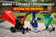 Rębak 15KM Wynajem Wodzisław Śląski + Łuparka Rozdrabniacz OD RĘKI