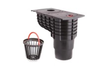 Osadnik rynnowy Capricorn Q3 Czarny