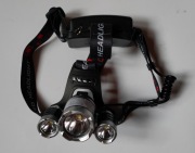 Latarka czołowa 3 x LED, 5 trybów świecenia