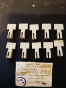 Przycisk magnetofonowy VINTAGE-UNITRA 10szt.szary