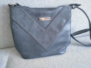 Czarna skórzana torebka 