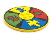 Lego Elements 6177px1 Płytka Okrągła 8x8 - Domy Harry Potter