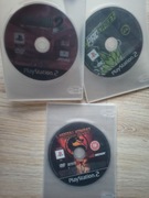 3 gry ps2 Mortal Kombat Shaolin Monks NFS Prostreet Bournout 2