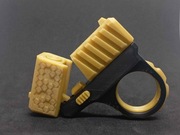 Pistolet Fidget Spinner Antystresowa Zabawka + 2 Naboje 