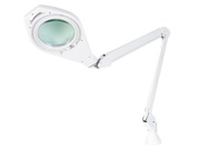 Lampka zaciskowa LED z lupą