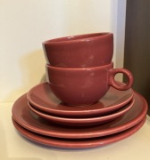 filizanki dla zakochanych wloskie PAGNOSSIN TREVISO SCHWEIZER 70 buraczkowy