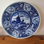 Porcelanowy talerz ścienny Delfis Royal