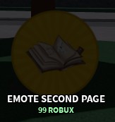 The Strongest Battlegrounds Gamepass EMOTE SECOND PAGE