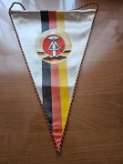 DDR - proporczyk Niemieckiego Związku Gimnastyki i Sportu  Szwerin