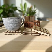 Drewniane Podstawki pod Kubek – Euro Paleta