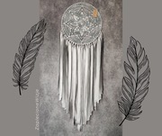 Łapacz snów - ozdoba handmade 