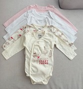 Body z długim rękawem rękawkiem zestaw 5 sztuk rozm. 80. 